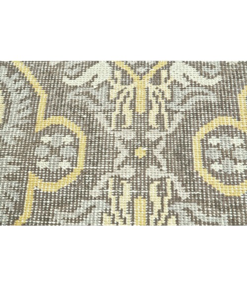 Rumi Area Rug Feizy Rumi Bohemian & Eclectic Geometric, Gray/Taupe/Yellow, 2' x 3' Accent Rug