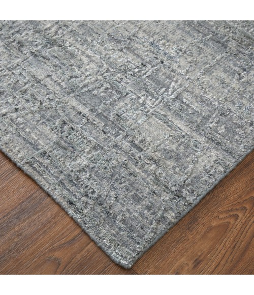 Feizy Eastfield Casual Abstract, Gray, 5' x 8' Area Rug