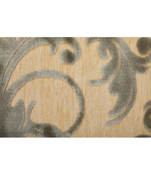 Feizy Saphir Zam Casual Floral & Botanical, Tan/Gray, 7'-6" x 10'-6" Area Rug