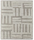 Feizy Ashby Farmhouse Geometric, Gray/Ivory, 9' x 9' Round Rug