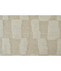 Feizy Ashby Farmhouse Geometric, Tan/Ivory, 9' x 9' Round Rug