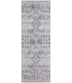 Feizy Francisco 39GDF IVORY/CHARCOAL Area Rug 2 ft. 10 in. X 8 ft. Runner