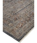 Feizy Marquette Rustic Persian Farmhouse Rug, Rust/Denim Blue, 2ft - 8in x 8ft, Runner