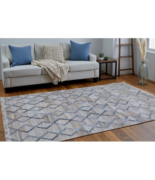 Feizy Beckett Gray/Ivory/Tan 8900771F 8 ft. X 10 ft. Rect. Rug