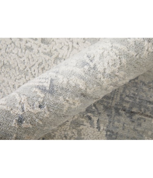 Feizy Eastfield Casual Abstract, Silver/Gray, 2'-6" x 8' Runner