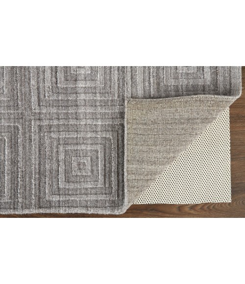 Feizy Redford Minimal Viscose Rug, Beige/Gray, 3'-6" x 5'-6" Area Rug