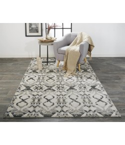 Feizy Prasad 3893F GRAY/IVORY Area Rug 10 ft. X 13 ft. 2 in. Rectangle