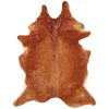 Feizy Bartlett COWHD MEDIUM BROWN Area Rug Shaped Rug