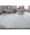 Langford Area Rug Feizy Langford Casual Abstract, Silver/Gray, 5' x 8' Area Rug