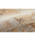Feizy Celene French & Victorian Bordered, Tan/Brown/Gray, 7'-9" x 10' Area Rug