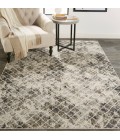 Kano Area Rug Feizy Kano Casual Diamond, Ivory/Gray/Taupe, 8'-9" x 8'-9" Round Rug