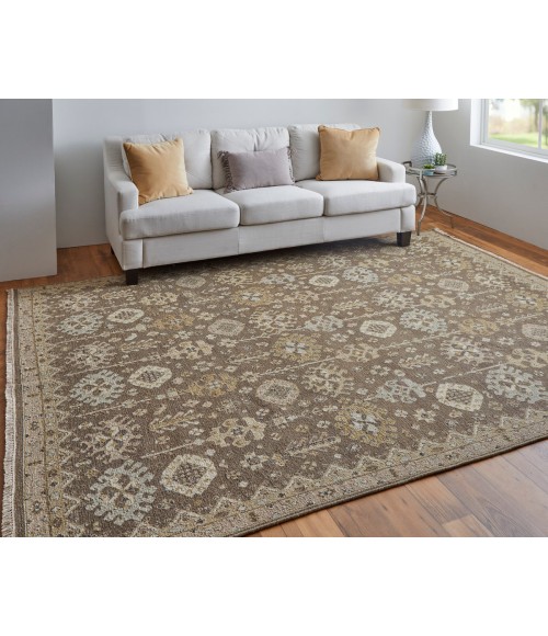 Feizy Corbitt Classic Oriental, Brown/Ivory, 11'-6" x 15' Area Rug