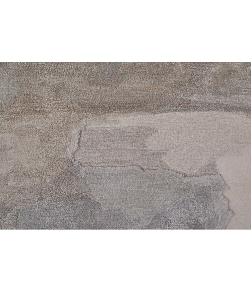 Feizy Anya Industrial Abstract, Ivory/Gray, 2' x 3' Area Rug