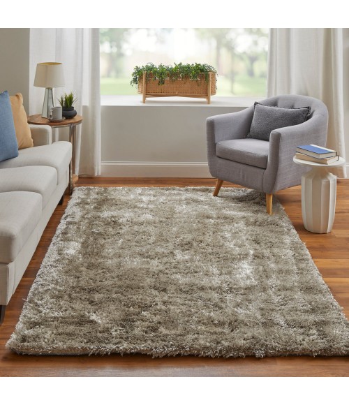 Feizy Blunham Luxury & Glam Solid, Gold/Green, 7' x 10' Area Rug