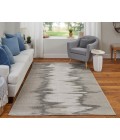 Feizy Micah Casual Abstract, Gray/Taupe/Ivory, 5' x 8' Area Rug