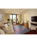 Cosmo Area Rug Feizy Cosmo Casual Watercolor, Red/Gray/Ivory, 9'-6" x 13'-6" Area Rug
