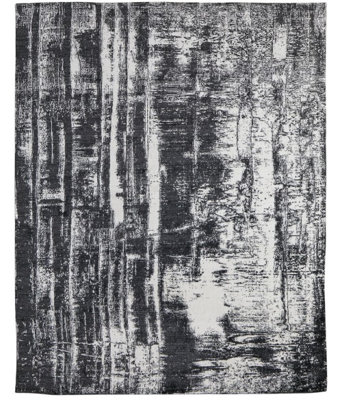 Coda Area Rug Feizy Coda Industrial Abstract, Black/White, 2' x 3' Accent Rug