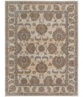 Feizy Celene Classic Bordered, Tan/Ivory/Brown, 3'-9" x 5'-7" Accent Rug