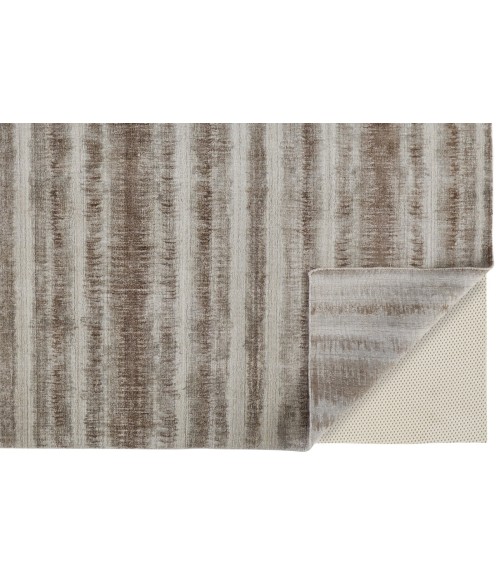 Feizy  Mackay Handwoven Graident Rug, Chocolate Brown/Light Gray, 8ft x 10ft Area Rug