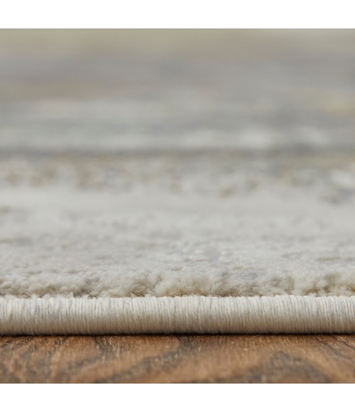 Clio Area Rug Feizy Clio Industrial Watercolor, Brown/Gray/Black, 7'-9" x 10' Area Rug