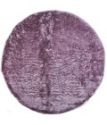 Feizy Indochine Luxury & Glam Solid, Purple, 8' x 8' Round Rug
