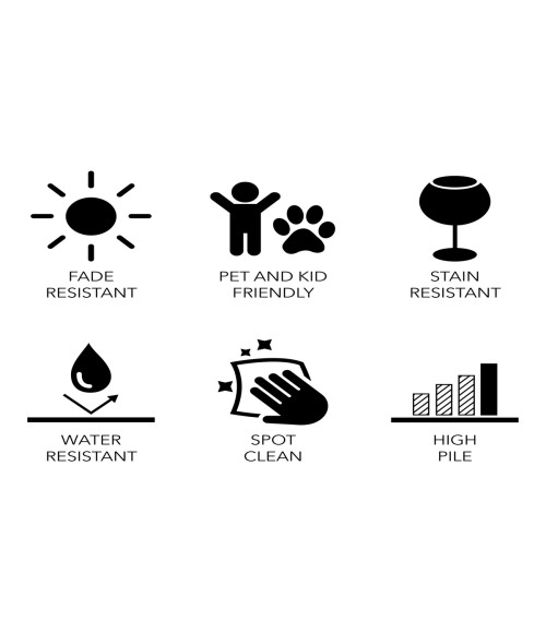 Feizy Harlington GRAY 7504127F 9 ft. X 12 ft. Rectangle Rug