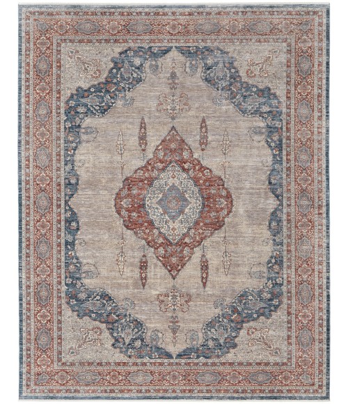Feizy Marquette Classic Gray/Blue Rug, 5' X 7'-2" Area Rug