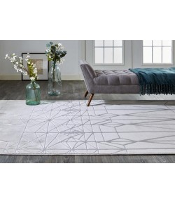 Feizy Micah 3045F IVORY/SILVER Area Rug 8 ft. X 11 ft. Rectangle