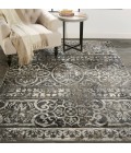 Feizy Kano Casual Distressed, Gray/Ivory/Taupe, 8'-9" x 8'-9" Round Rug