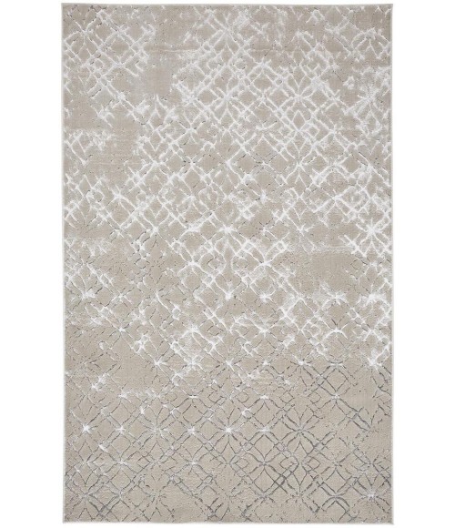 Feizy Micah Industrial Distressed, Silver/Gray/White, 3'-11" x 6' Accent Rug