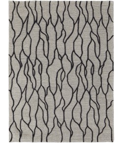 Feizy Enzo 8734F BLACK/TAUPE Area Rug 9 ft. 6 in. X 13 ft. 6 in. Rectangle