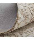 Feizy Belfort Classic Medallion, Tan/Ivory, 12' x 15' Area Rug