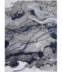 Feizy Gaspar 39KTF GRAY/BLUE Area Rug 5 ft. 2 in. X 7 ft. 2 in. Rectangle
