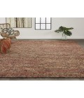 Feizy Berkeley Casual Abstract, Brown/Orange/Red, 9'-6" x 13'-6" Area Rug
