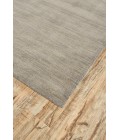 Feizy Luna Casual Solid, Gray/Ivory, 9'-6" x 13'-6" Area Rug