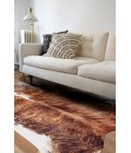 Feizy Bartlett Cabin & Lodge Animal Print, Brown/Tan/White, Small Shaped Rug