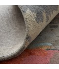 Feizy Dafney Casual Floral & Botanical, Blue/Pink/Gray, 5' x 8' Area Rug