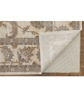 Feizy Celene Classic Bordered, Tan/Ivory/Brown, 3'-9" x 5'-7" Accent Rug