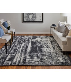 Feizy Coda 8929F BLACK/WHITE Area Rug 2 ft. X 3 ft. Rectangle