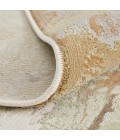 Feizy Clio Industrial Abstract, Orange/Purple/Green, 9' x 12' Area Rug