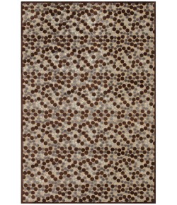 Feizy Saphir 3780F IVORY/CHOCOLATE Area Rug 7 ft. 6 in. X 10 ft. 6 in. Rectangle