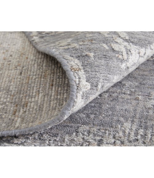 Feizy Eastfield Casual Abstract, Gray, 2'-6" x 8' Runner