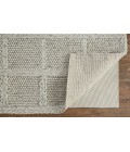 Feizy Berkeley Casual Solid, Ivory/Gray, 9'-6" x 13'-6" Area Rug