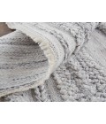 Feizy Alden Contemporary Bohemian Shag Rug, Ivory/Light Gray, 10ft x 14ft Area Rug