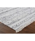Feizy Alden Contemporary Bohemian Shag Rug, Ivory/Light Gray, 10ft x 14ft Area Rug