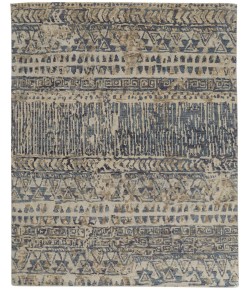Feizy Palomar 6591F BLUE/BEIGE Area Rug 5 ft. 6 in. X 8 ft. 6 in. Rectangle