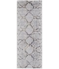 Laina Area Rug Feizy Laina Global Trellis & Lattice, Silver/Gray/Blue, 3' x 10' Runner