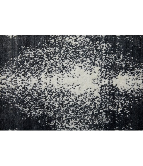 Feizy Coda Industrial Abstract, Black/White, 12' x 15' Area Rug