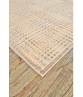Feizy Saphir Zam Mid-Century Modern Geometric, Tan/Brown/Taupe, 2'-6" x 8' Runner
