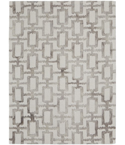 Feizy Lorrain Bohemian & Eclectic Geometric, Ivory/Taupe, 10' x 10' Round Rug